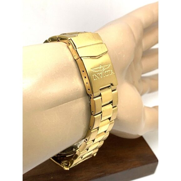 Invicta Men's Watch 2305 Pro Diver Automatic Blue Dial Gold MISSING THE BEZEL - Picture 10 of 14